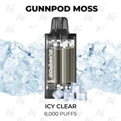 Gunnpod moss 8000 icy clear