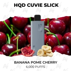 Hqd cuvie slick 6000 banana pome cherry