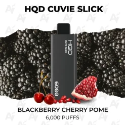 Hqd cuvie slick 6000 blackberry cherry pome