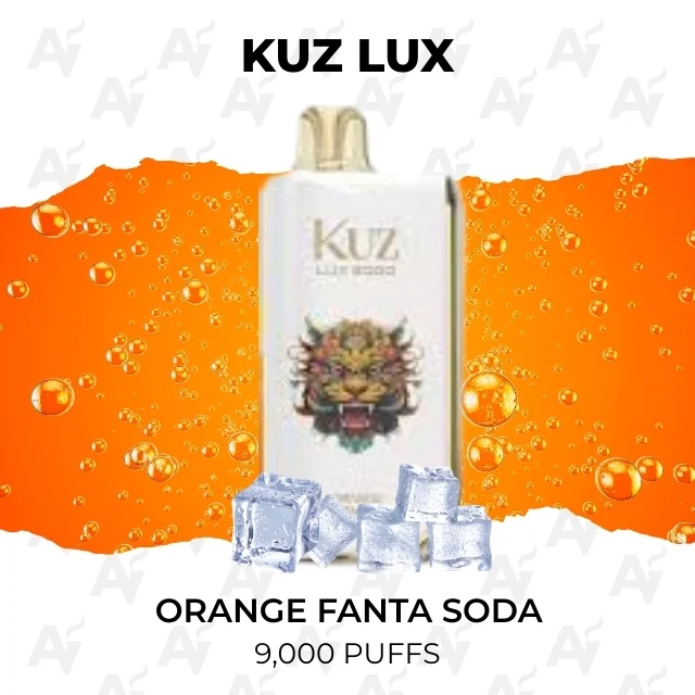 Kuz lux 9000 orange fanta soda