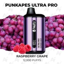 Punkapes ultra pro 12000 raspberry grape