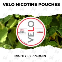 Velo nicotine pouches mighty peppermint