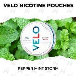 Velo nicotine pouches pepper mint storm