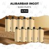 10 pcs alibarbar ingot 9000 puffs