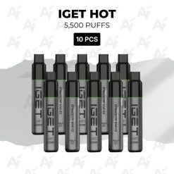 10 pcs iget hot 5500 puffs