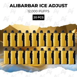 20 pcs alibarbar ice adjust 12000 puffs