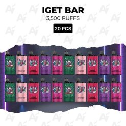 20 pcs iget bar 3500 puffs