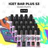 20 pcs iget bar plus s3 10000 puffs