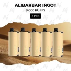 5 pcs alibarbar ingot 9000 puffs