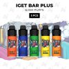 5 pcs iget bar plus 6000 puffs