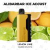 buy Alibarbar ice adjust 12000 puffs lemon lime at Australian Vapers
