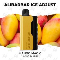buy Alibarbar ice adjust 12000 puffs mango magic at Australian Vapers