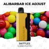 buy Alibarbar ice adjust 12000 puffs skittles at Australian Vapers