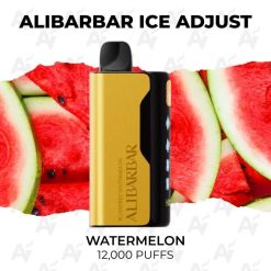 alibarbar ice adjust 12000 puffs watermelon