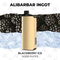 alibarbar ingot 9000 puffs blackberry ice