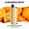 buy Alibarbar ingot 9000 puffs california sunset at Australian Vapers