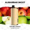 alibarbar ingot 9000 puffs double apple