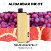 buy Alibarbar ingot 9000 puffs grape grapefruit at Australian Vapers
