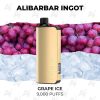 alibarbar ingot 9000 puffs grape ice