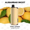 alibarbar ingot 9000 puffs pink lemon