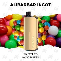 buy Alibarbar ingot 9000 puffs skittles at Australian Vapers