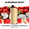 buy Alibarbar ingot 9000 puffs strawberry coconut watermelon at Australian Vapers
