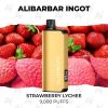 buy Alibarbar ingot 9000 puffs strawberry lychee at Australian Vapers
