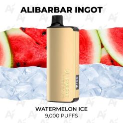 buy Alibarbar ingot 9000 puffs watermelon ice at Australian Vapers