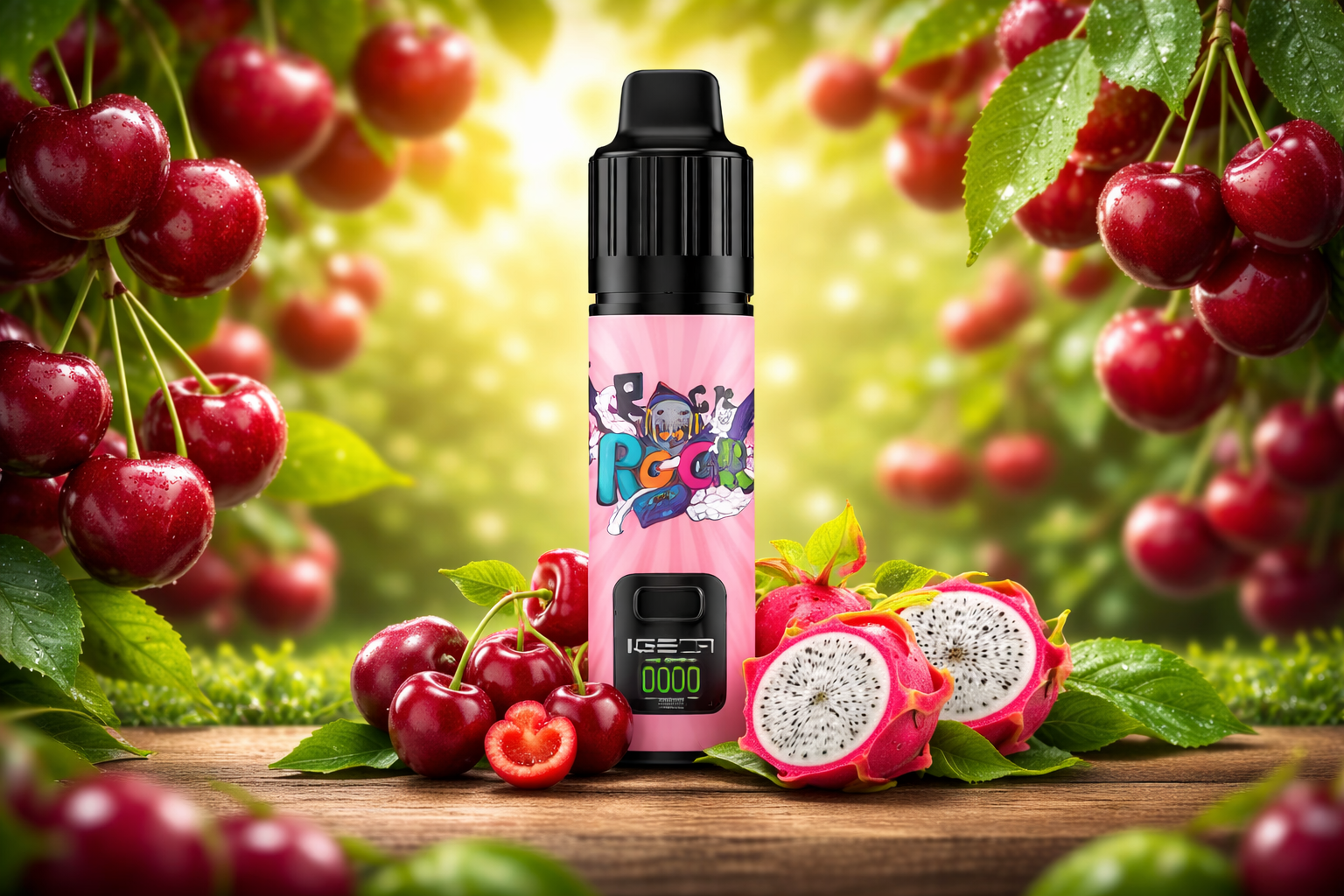 Cherry pomegranate iget bar plus