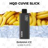 hqd cuvie slick 6000 puffs banana ice