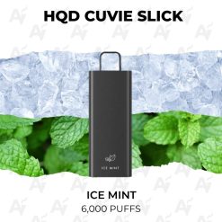 hqd cuvie slick 6000 puffs ice mint