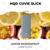 hqd cuvie slick 6000 puffs lemon passionfruit