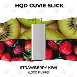 hqd cuvie slick 6000 puffs strawberry kiwi