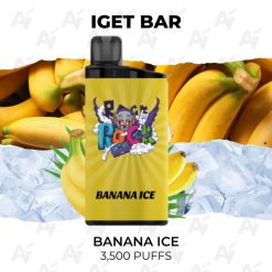iget bar 3500 puffs banana ice