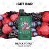 iget bar 3500 puffs black forest