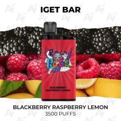 iget bar 3500 puffs blackberry raspberry lemon