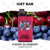 iget bar 3500 puffs cherry blueberry