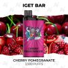 iget bar 3500 puffs cherry pomegranate