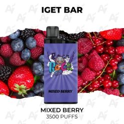 iget bar 3500 puffs mixed berry