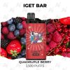 iget bar 3500 puffs quadruple berry