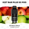Iget bar plus pods 10000 puffs double apple