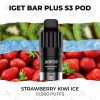 Iget bar plus pods 10000 puffs strawberry kiwi ice