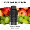iget bar plus pod 6000 puffs apple grape
