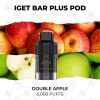 iget bar plus pod 6000 puffs double apple