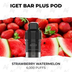 iget bar plus pod 6000 puffs strawberry kiwi