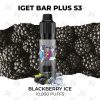 iget bar plus s3 10000 puffs blackberry ice