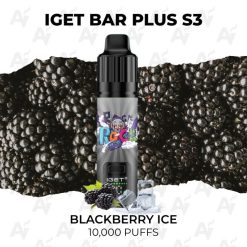 iget bar plus s3 10000 puffs blackberry ice