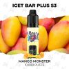 iget bar plus s3 10000 puffs mango monster