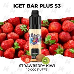 iget bar plus s3 10000 puffs strawberry kiwi