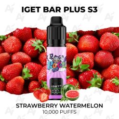 iget bar plus s3 10000 puffs strawberry watermelon